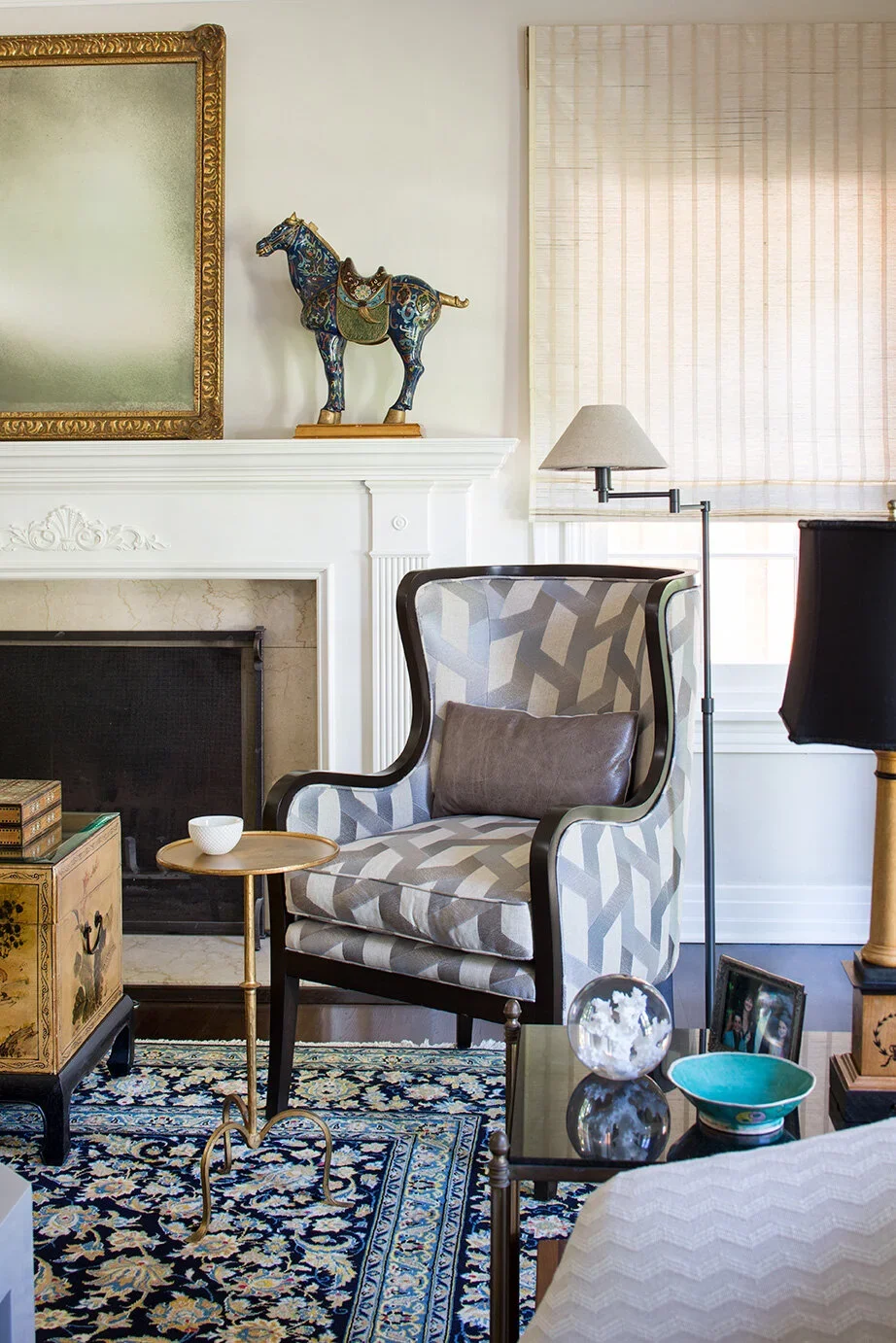 Traditional-Living-Room-Asian-inspired-Horse-Sculpture-Perfitt-Richards-Interior-Design.webp