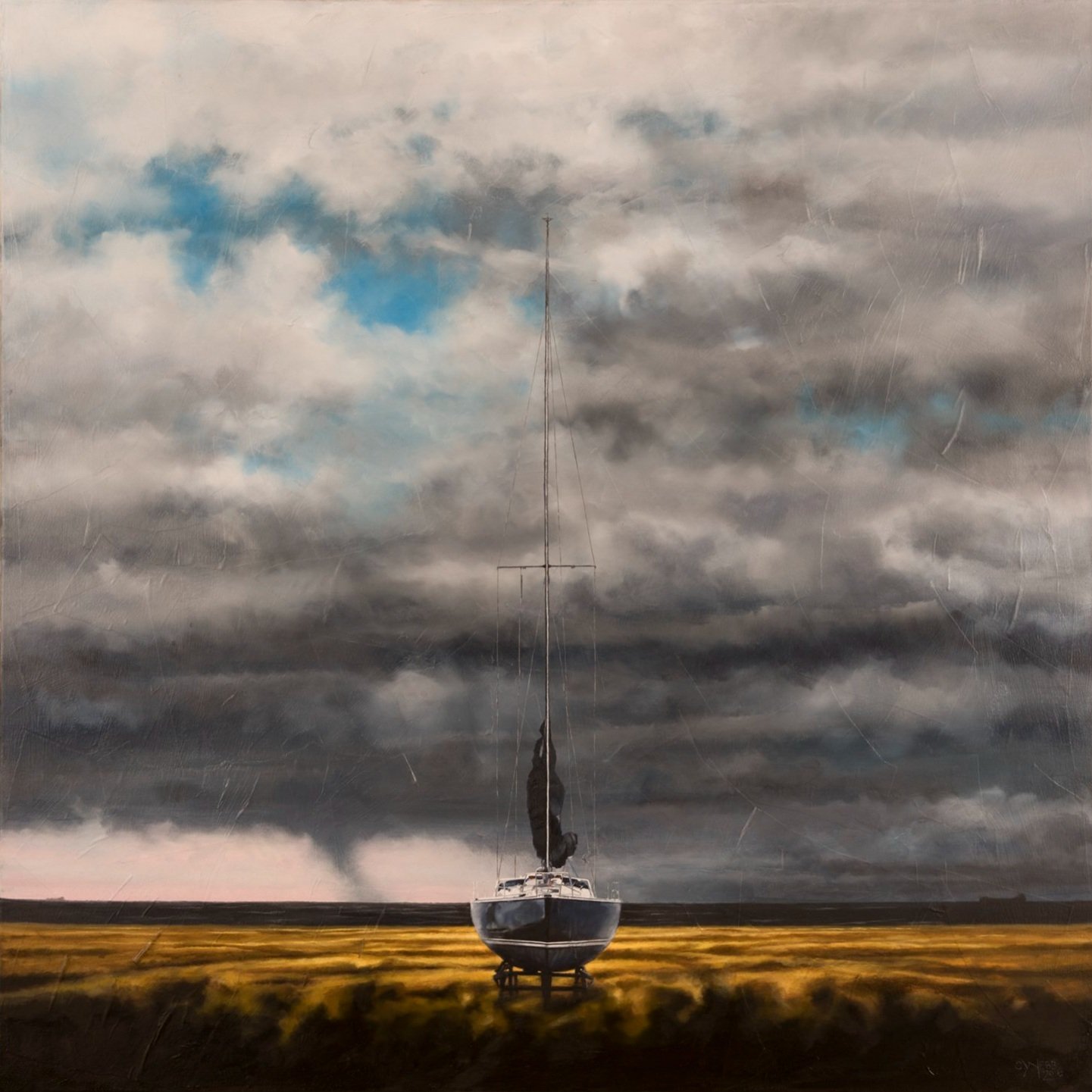 'Boat In Cradle: Storm Field', 2016