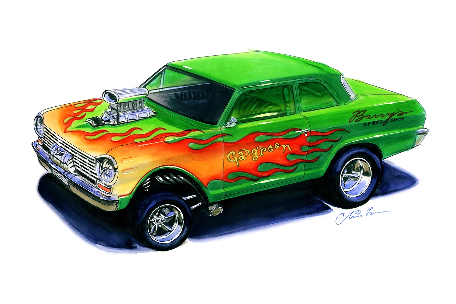 1964 Chevrolet Nova Gasser "Gangreen"