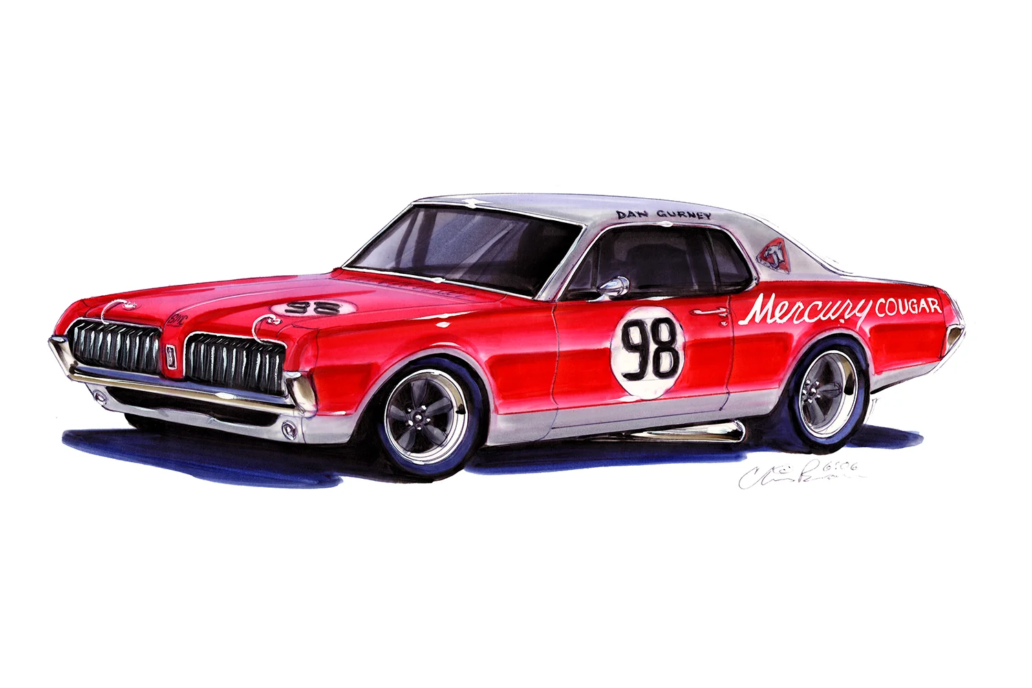 1967 Mercury Cougar Dan Gurney Tribute