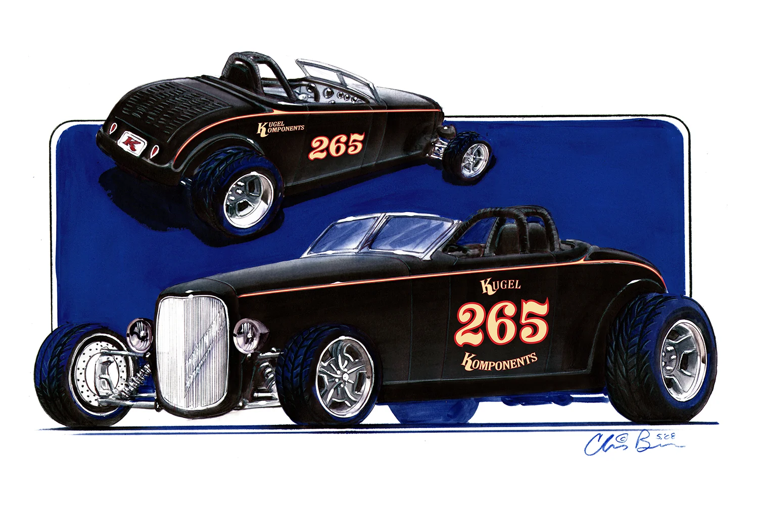 Kugel Komponents Muroc Bonneville Race Car