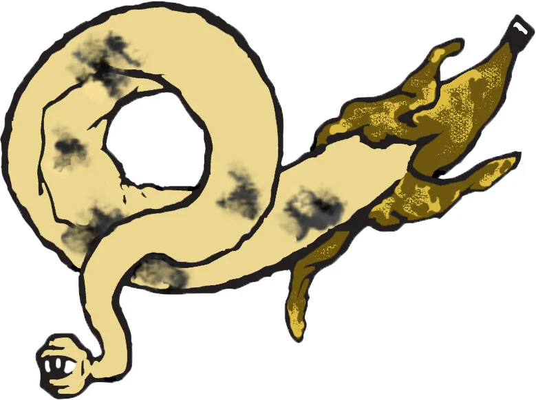 Demon Banana Sticker