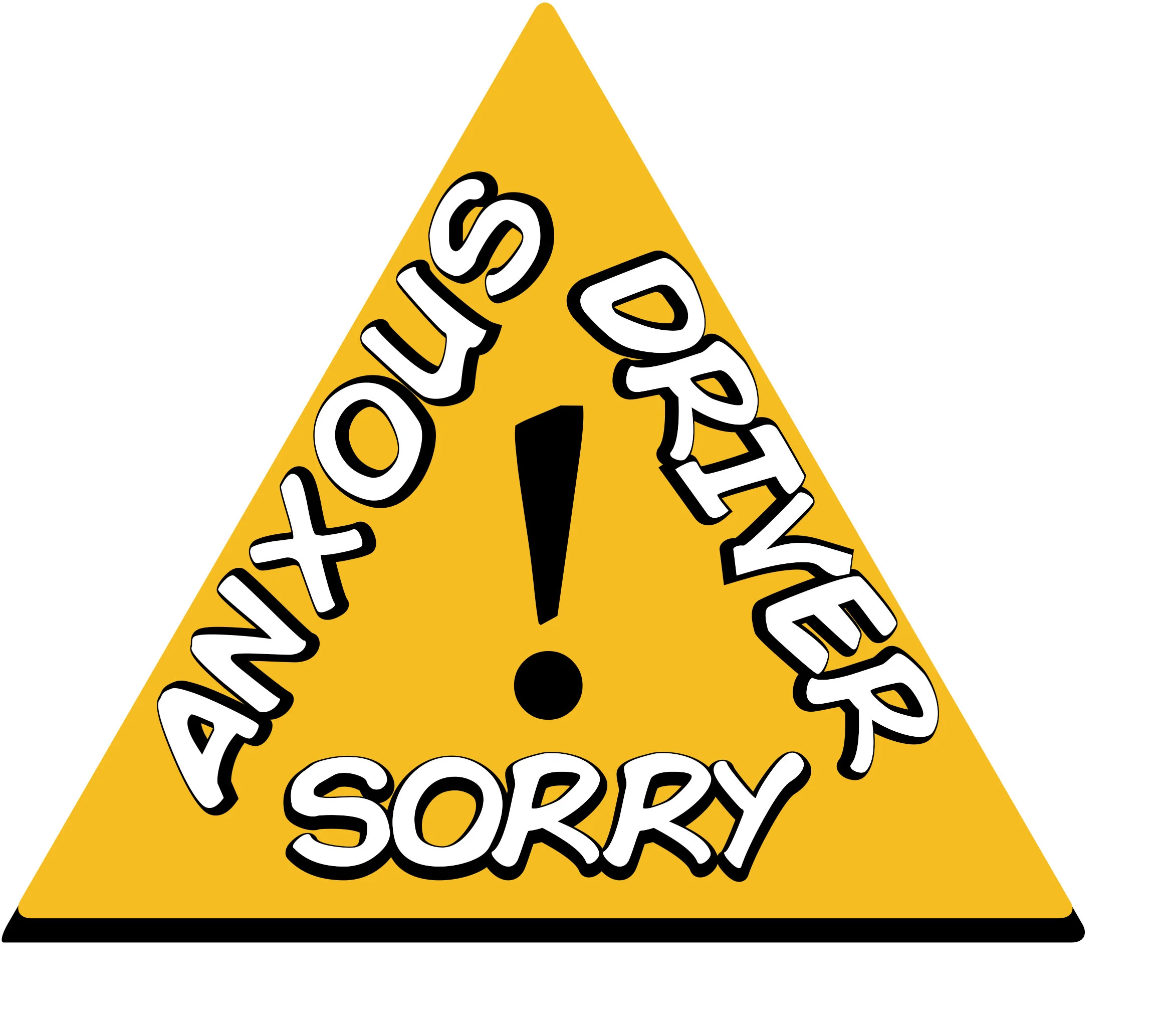 Anxious Driver Magnet