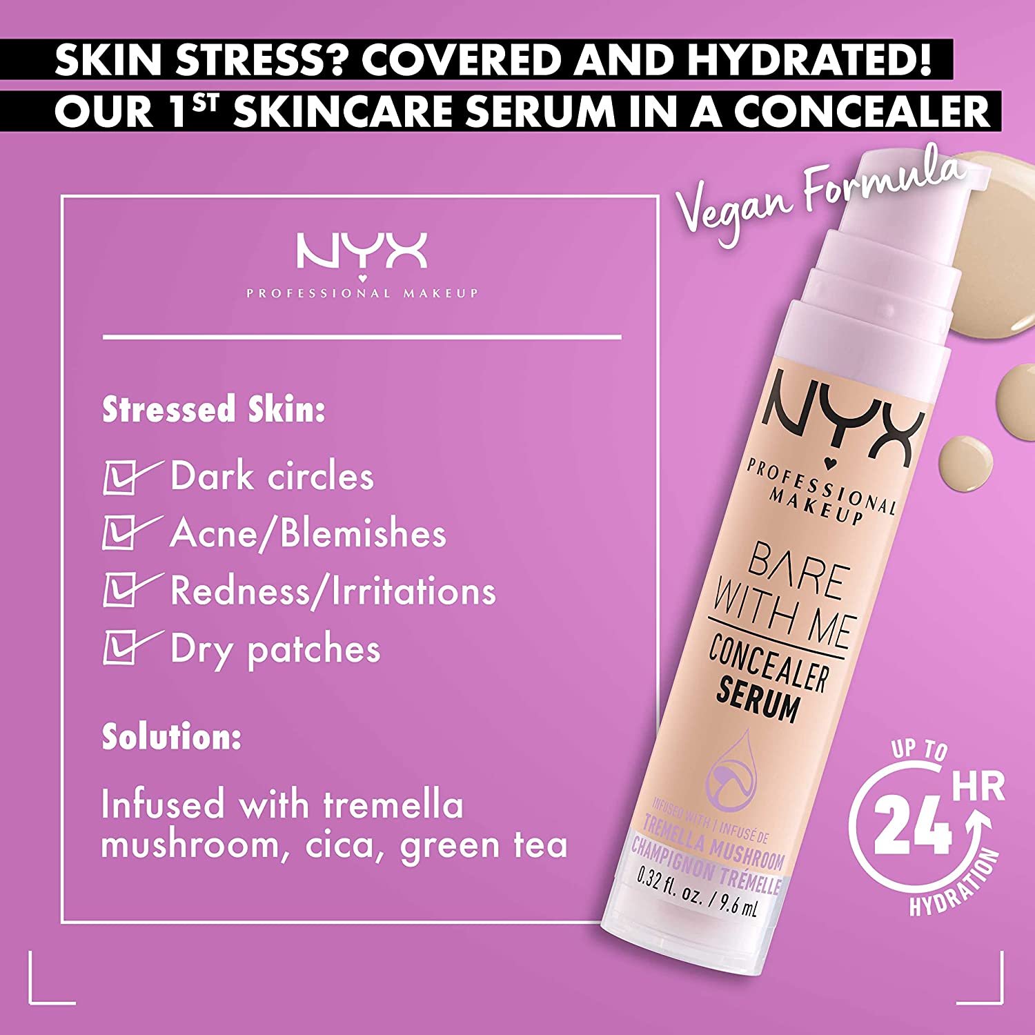 Did The NYX Bare With Me Concealer Serum (That Went Viral On TikTok) Cover  My Dark circles? — a broke beauty blogger