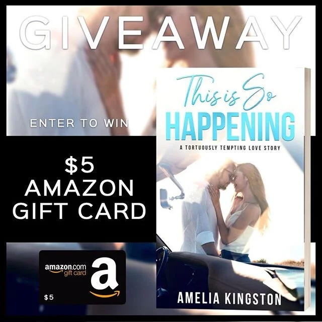 As promised, here's the $5 #giveaway to celebrate the cover reveal for This is So Happening. ⠀
Enter for your chance to win here:⠀
http://www.rafflecopter.com/rafl/display/5440a3541882/⠀
⠀
#bookpromo #bookgiveaway #Romance #sofarsogoodseries⠀
⠀
This