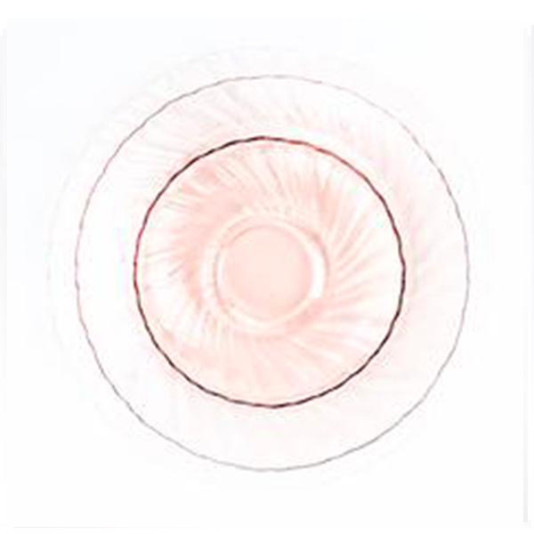 Vintage Pink Swirl Plate Collection