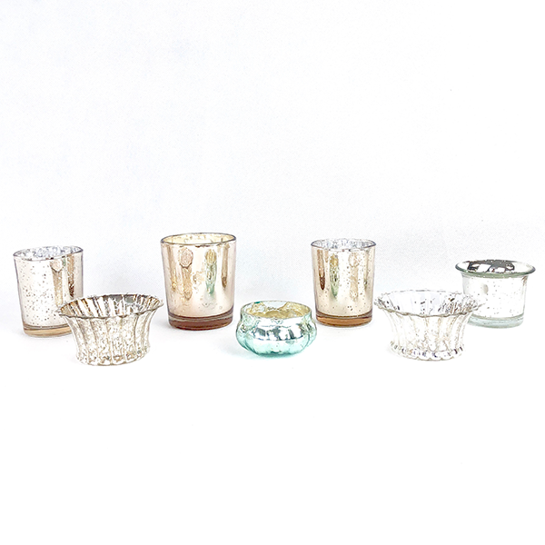 Mercury Glass Tealight Holders