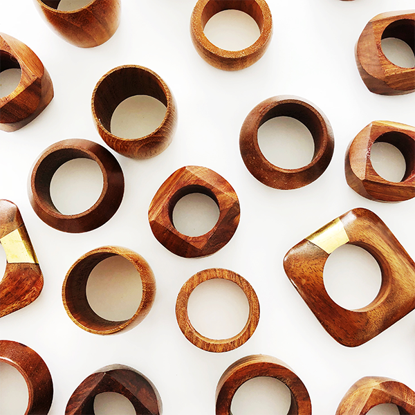Wood Napkin Rings