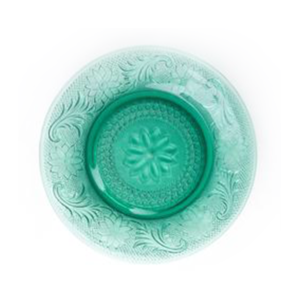 Mixed Vintage Green Salad Plate
