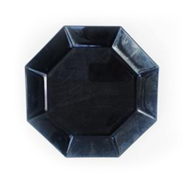 Vintage Black Dinner Plate 