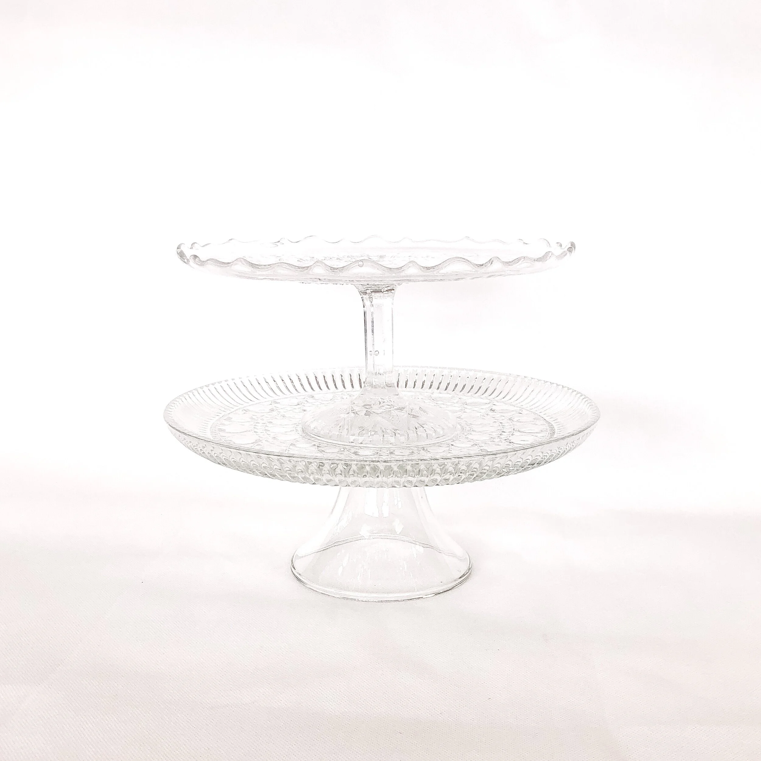 Clear Cake Stands