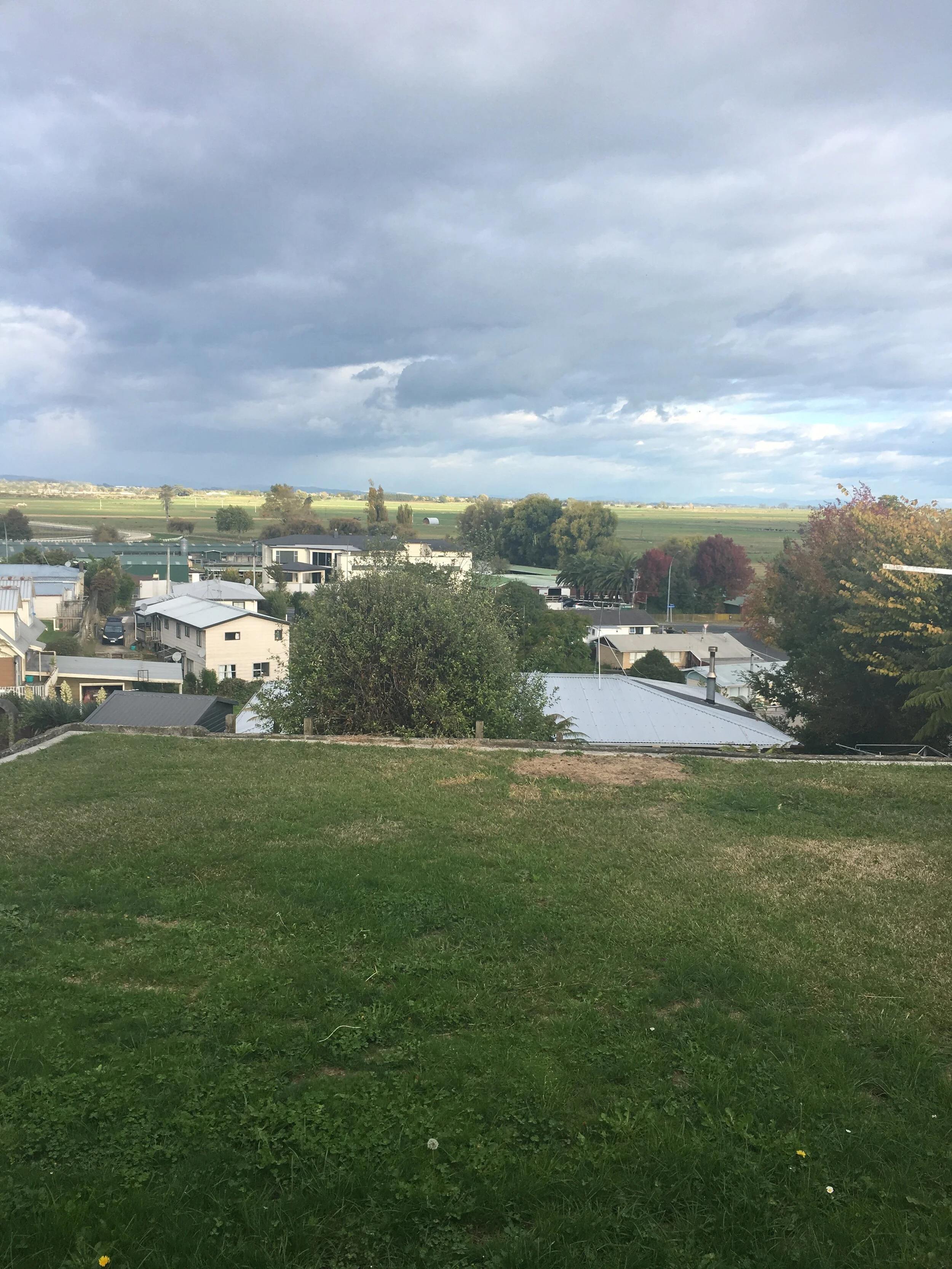 Back garden and views