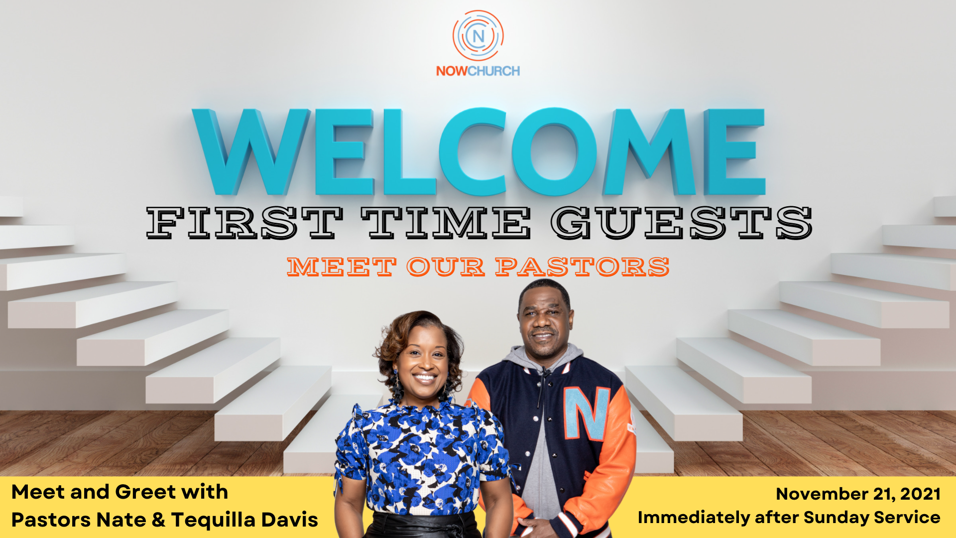 Meet and Greet with Pastors Nate and Tequilla Davis 