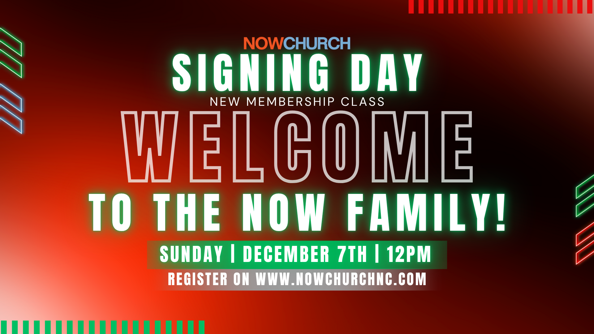 Signing Day - New Members Class | December 7th
