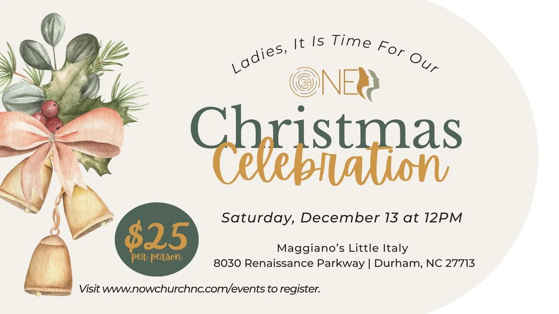 One38 | Christmas Celebration | December 13th 