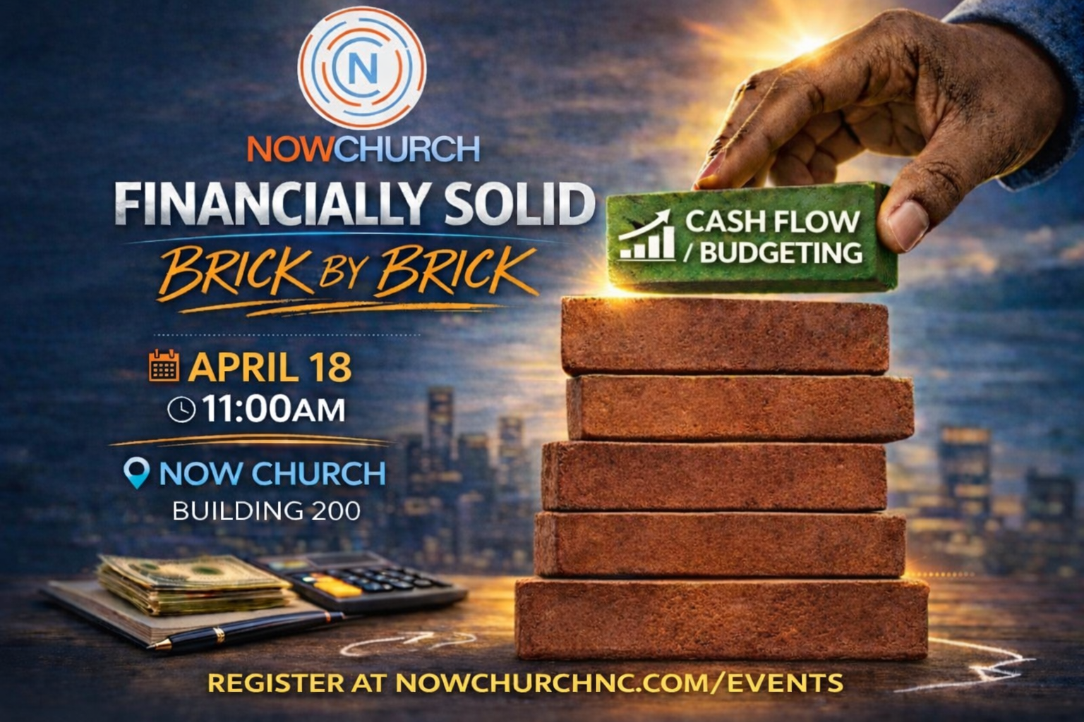 Brick by Brick | Financial Seminar | April 18th @ 11am 