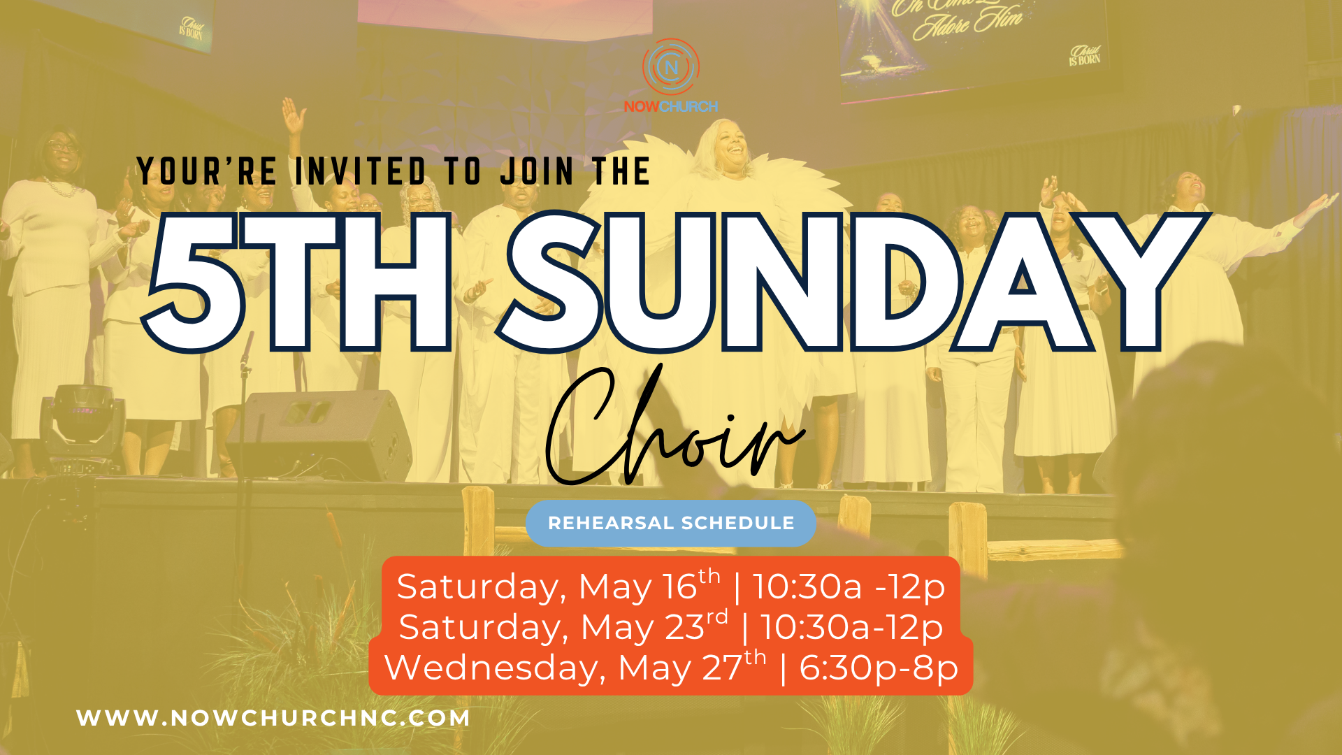 CHOIR REHEARSAL | Old School Sunday May 27th 