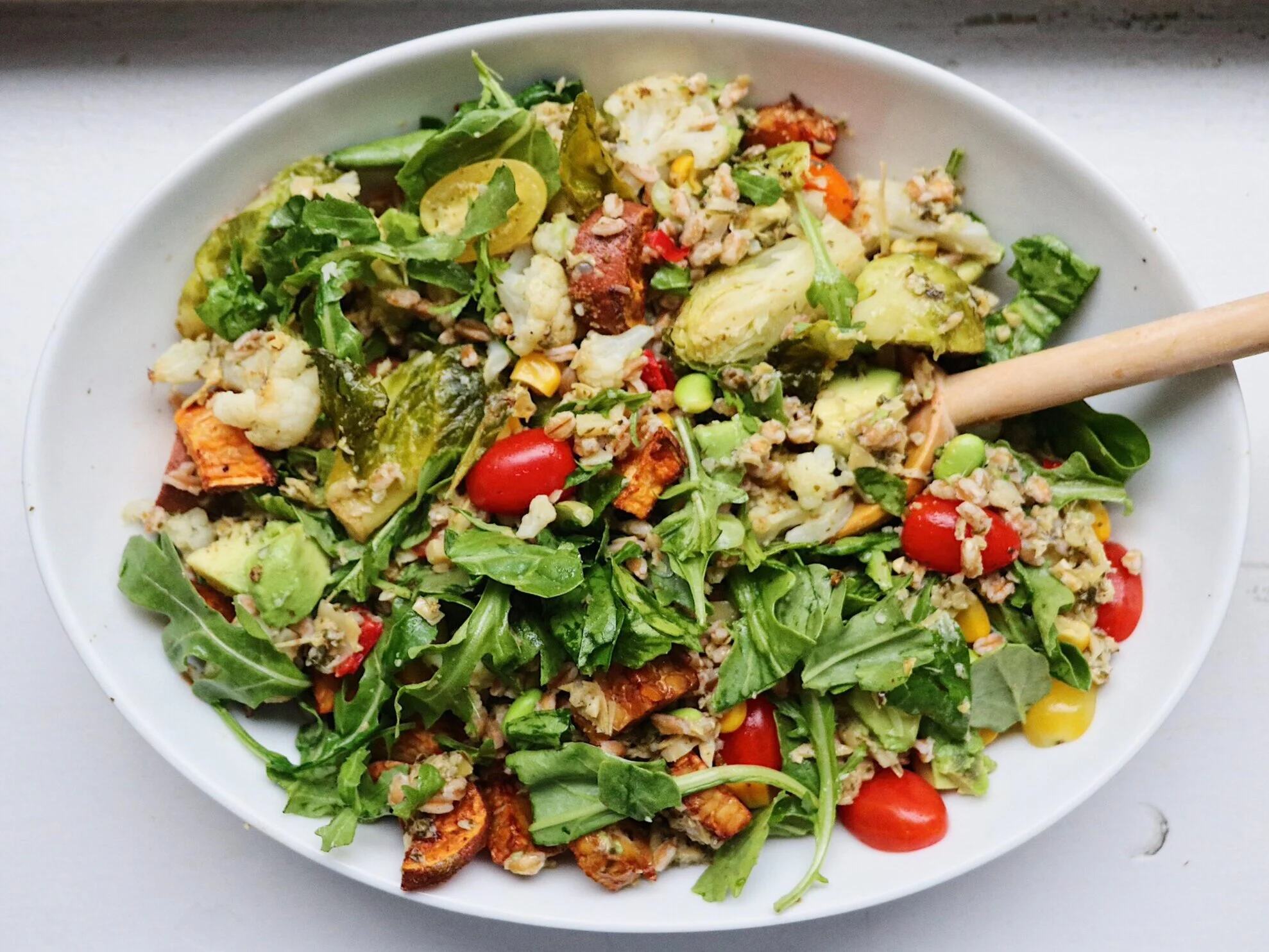 Roasted Vegetable Farro Salad