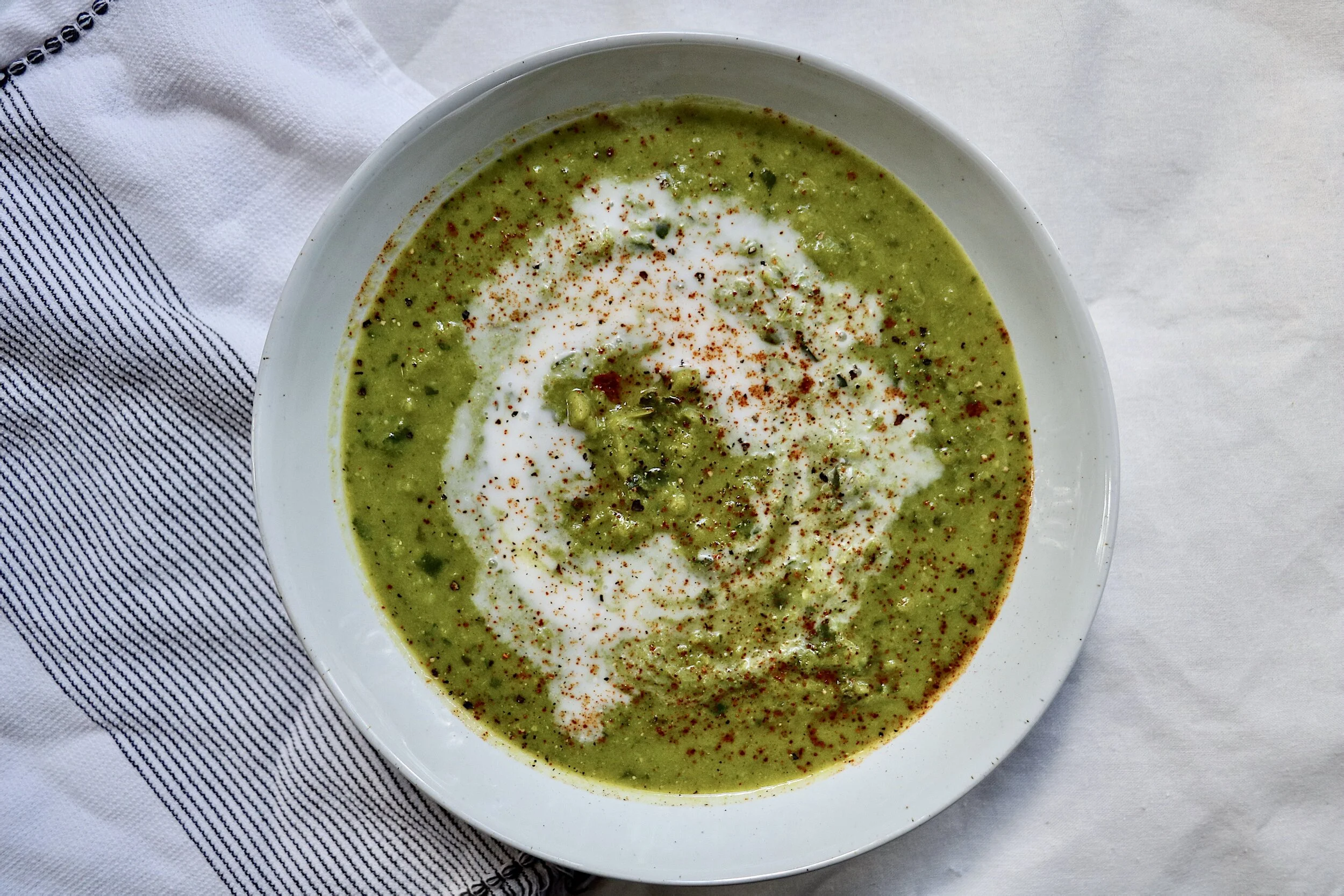 Broccoli and Pea Soup