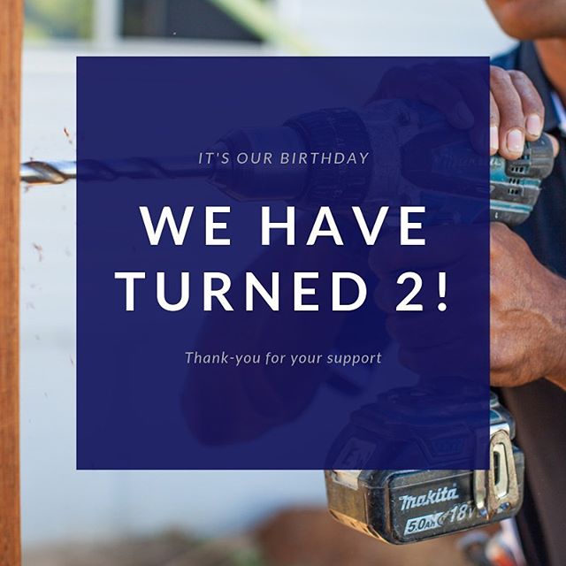 Stewart Building Co. has turned 2 today! We would like to thank everyone for their support over the last two years. Without our clients, suppliers and team we wouldn&rsquo;t be where we are today 🔨#noproblemsjustsolutions