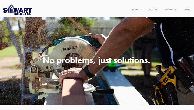 WE ARE LIVE! 
Check out our new website at www.stewartbuildingco.com.au &bull; Thank-you to the team at @thryvdigital for creating the perfect space for our clients to check out our work! We are so happy with the final product 🔨 #noproblemsjustsolut