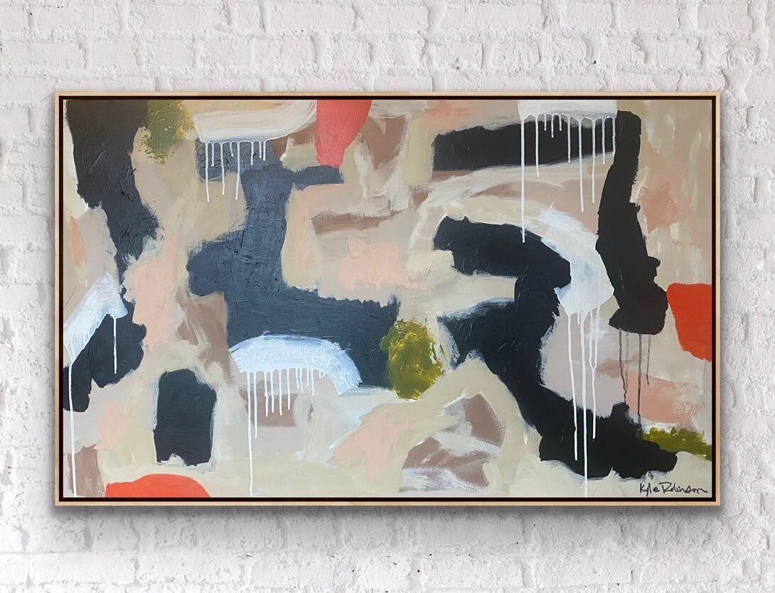 &ldquo;Montezuma&rdquo; 30x48 #originalabstractpainting #modernhomedecor #abstractart #inspiredbynature #femaleabstractartistcollective #kylerobinsonart