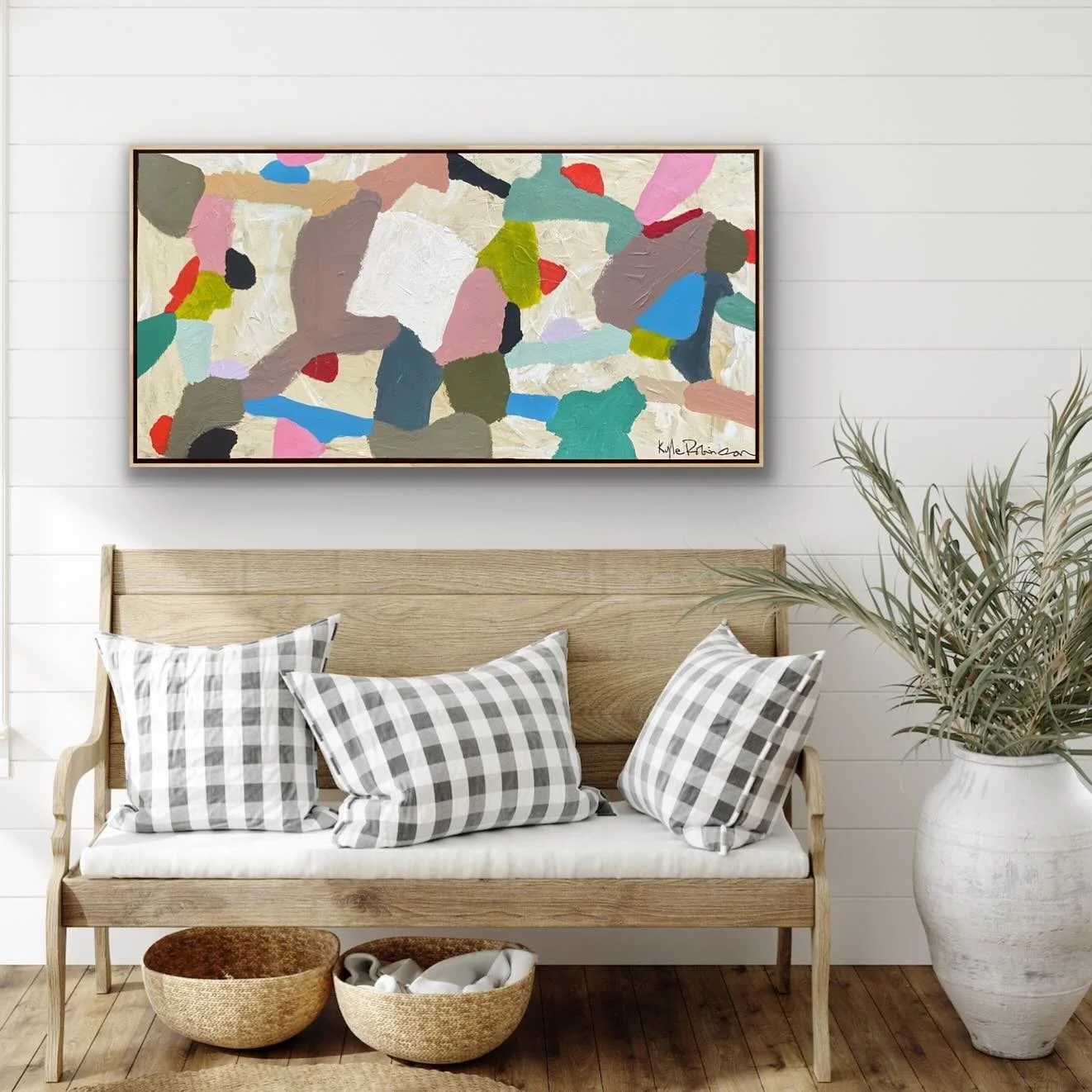 30x48 &ldquo;Connectedness&rdquo; #originalabstractart #colorfulabstract #modernpainting #funabstract