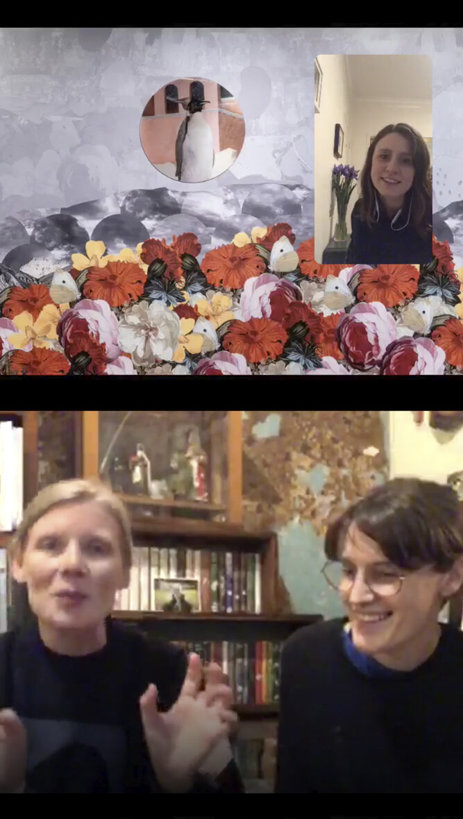 Alumni Gracia Haby and Louise Jennison