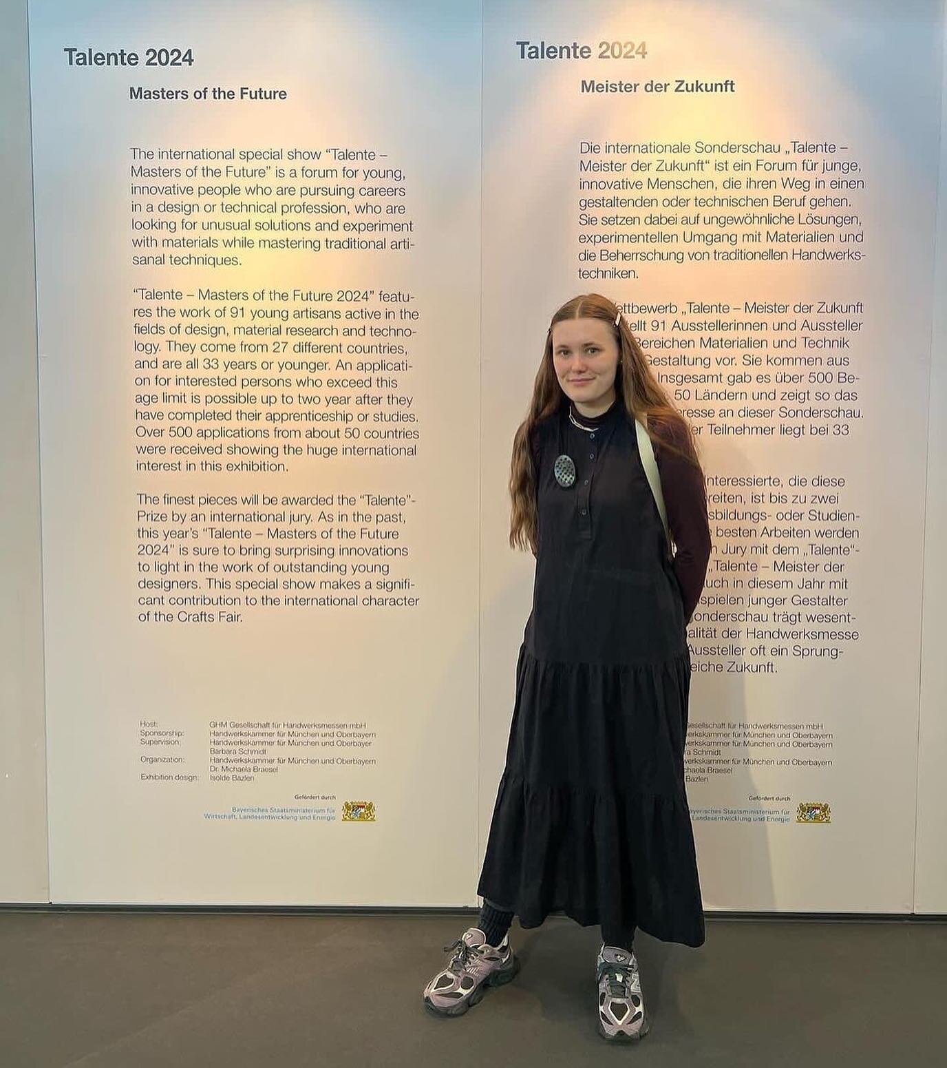 Congratulations to BA (Fine Art) (Honours) graduate Beth Sanderson on being selected for TALENTE -Masters of the Future 2024 in Munich, Germany. 

TALENTE was founded in 1980 as an international competition for all areas of craft and design. 

@beth_