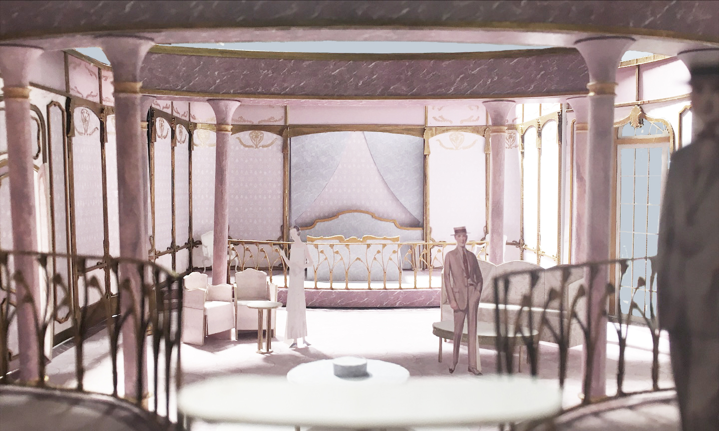 Model Shot of Gatsby's Bedroom