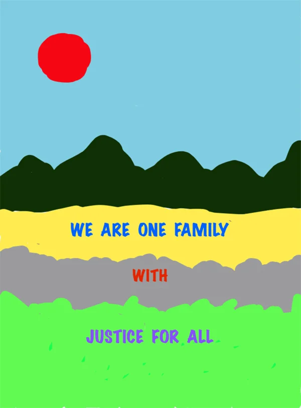 This art piece by Amy Uyematsu was one of the first submissions to the quilt.