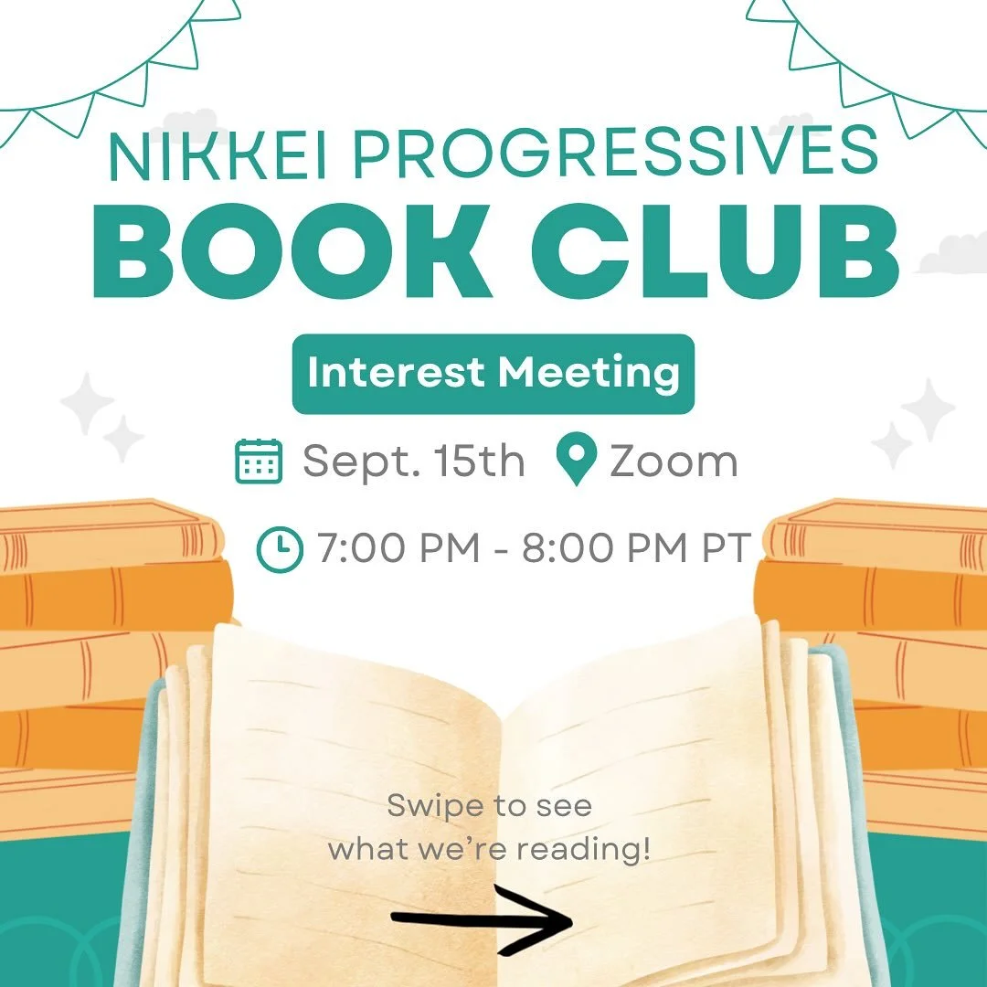 We are excited to launch the Nikkei Progressives Book Club! If you've been wanting to learn more about Japanese American redress from some of the people who made it happen, please join us in reading &quot;NCRR: The Grassroots Struggle for Japanese Am