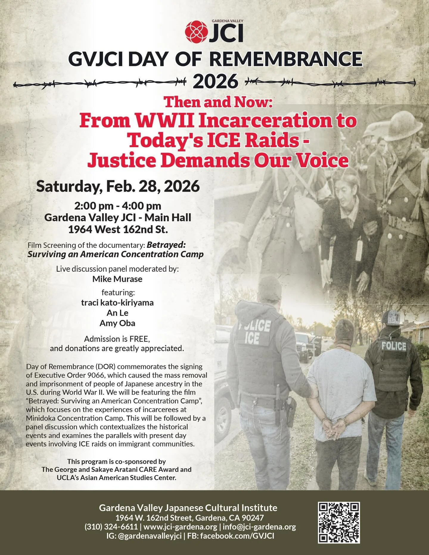 This Saturday is Gardena&rsquo;s Day of Remembrance program, and we are honored to have many members of NP involved. Mike Murase will be moderating a panel and Amy Oba and traci kato-kiriyama will be speaking, along with our friend An Le from @ltsc.c