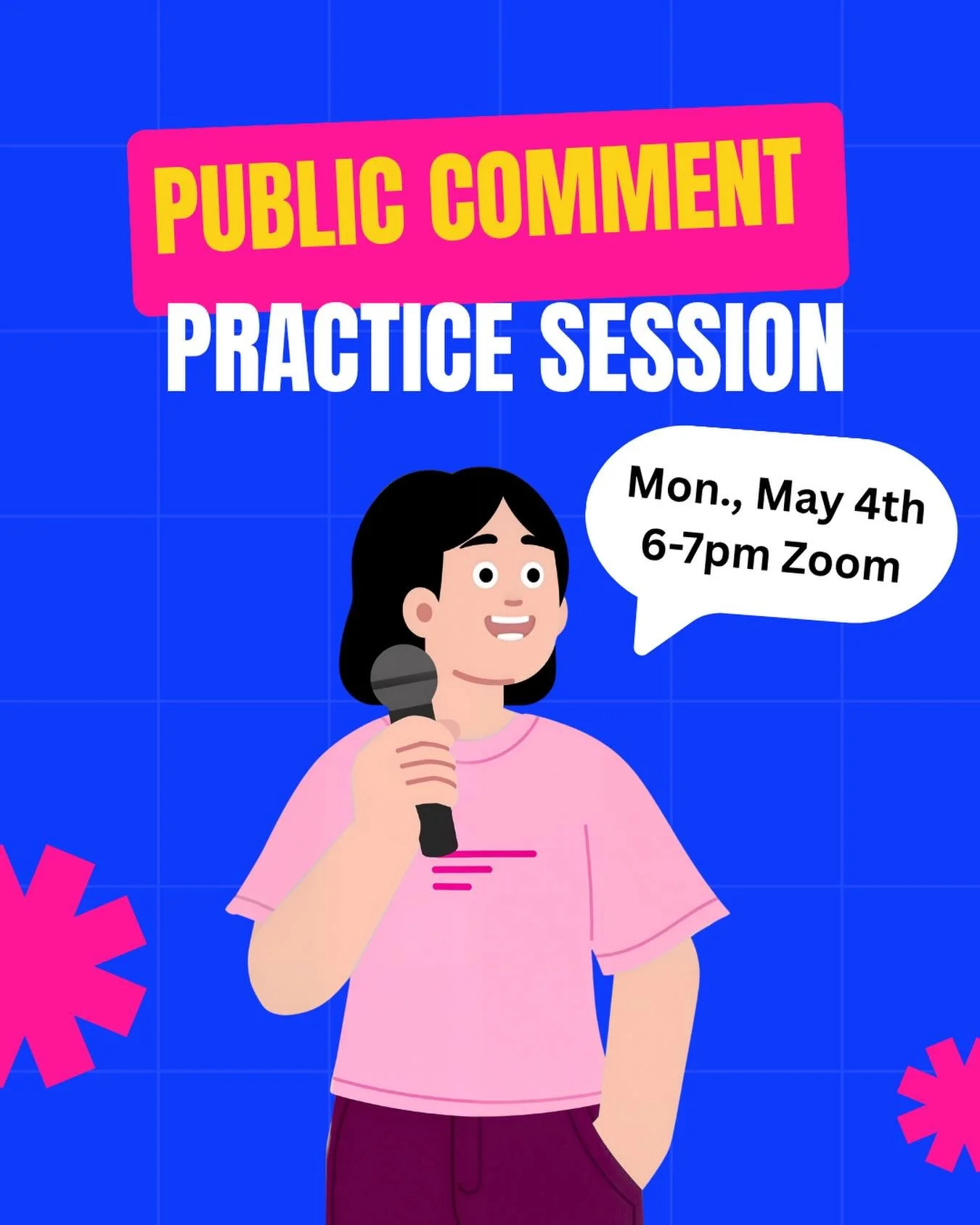If you&rsquo;re interested in giving public comment at the PLUM hearing for the Fourth &amp; Central development on Tuesday, May 12th, come to our practice session!

On Monday, May 4th 6-7pm over Zoom, we&rsquo;ll work together to prepare our public 