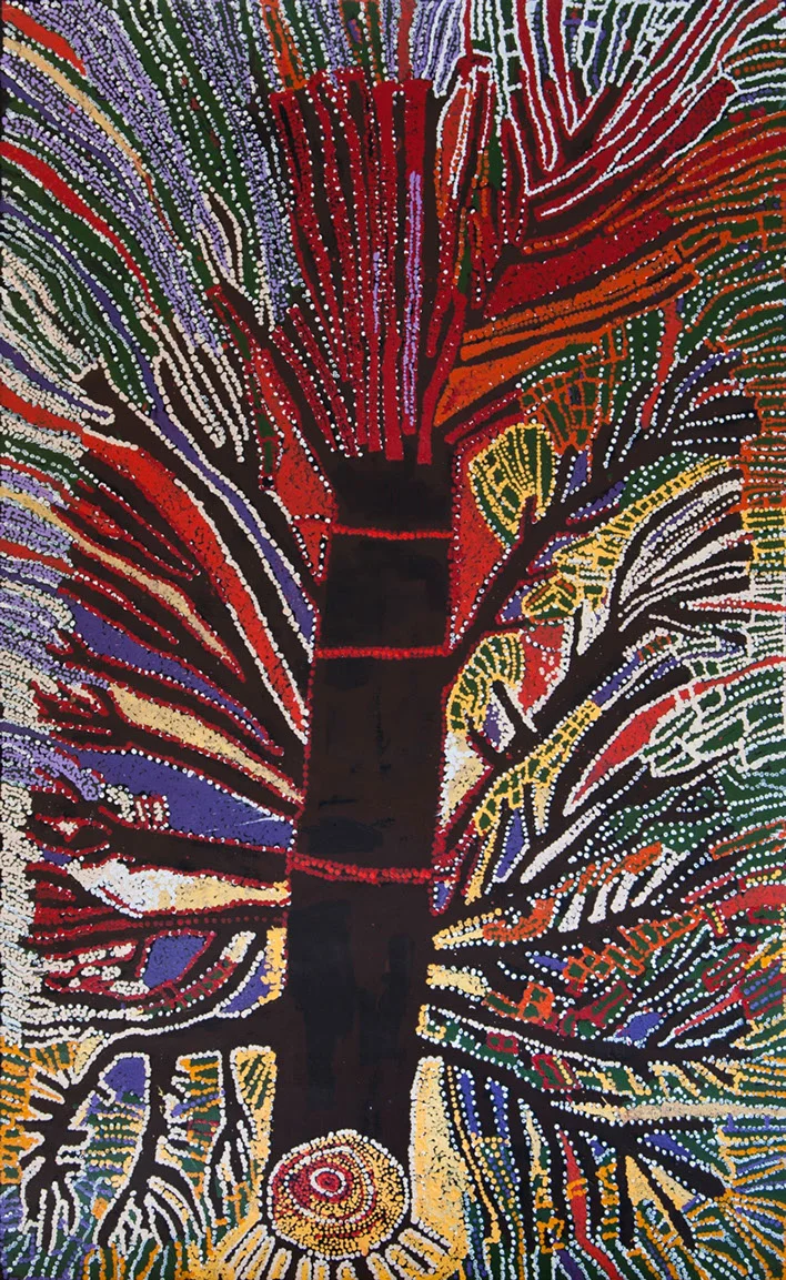 2013 HECTOR BURTON ‘Ngayuku Ngura – My Country’ 198 x 122cm, oil on canvas, courtesy Alcaston Gallery.