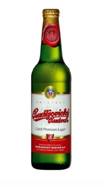 BUDVAR Budejovicky Lager 330ml, 4 x 6 Pack