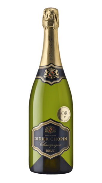  DIDIER CHOPIN BRUT (PINOT MEUNIER-PINOT NOIR) *VEGAN - SUSTAINABLY GROWN