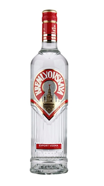 KREMLYOVSKAYA RUSSIAN VODKA 40% ALC/VOL, 700ML
