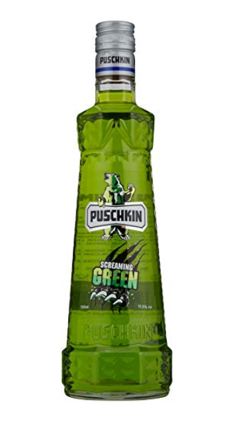 PUSCHKIN SCREAMING GREEN (GRAVIOLA &amp; VODKA) 17.5% ALC/VOL, 700ML