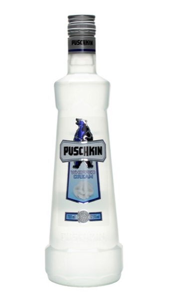 PUSCHKIN WHIPPED CREAM  LIQUEUR 17.5% ALC/VOL, 700ML *Huge Popularity!