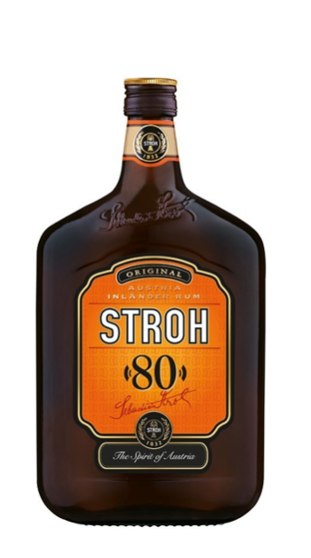 STROH 80% ALC/VOL AUSTRIAN RUM, 500ML *A Europeans Must Have, if You Dare!