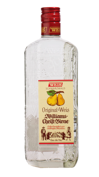 WEIS WILLIAMS PEAR FRUIT BRANDY 40% ALC/VOL, 500ML