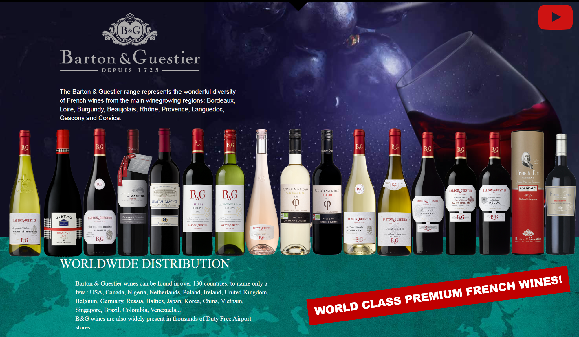 Products: Barton &amp; Guestier Full Range of Wines and Sparkling