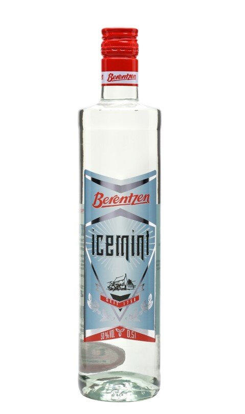 BERENTZEN ICE MINT SCHNAPPS 50% ALC/VOL, 500ML