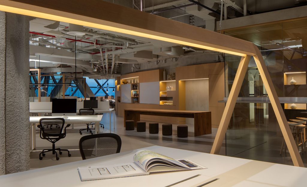 Eagle Hills Office - Pink Line Interiors, Dubai.