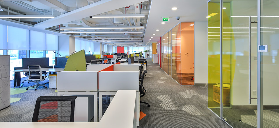 MasterCard Office - Pink Line Interiors, Dubai.