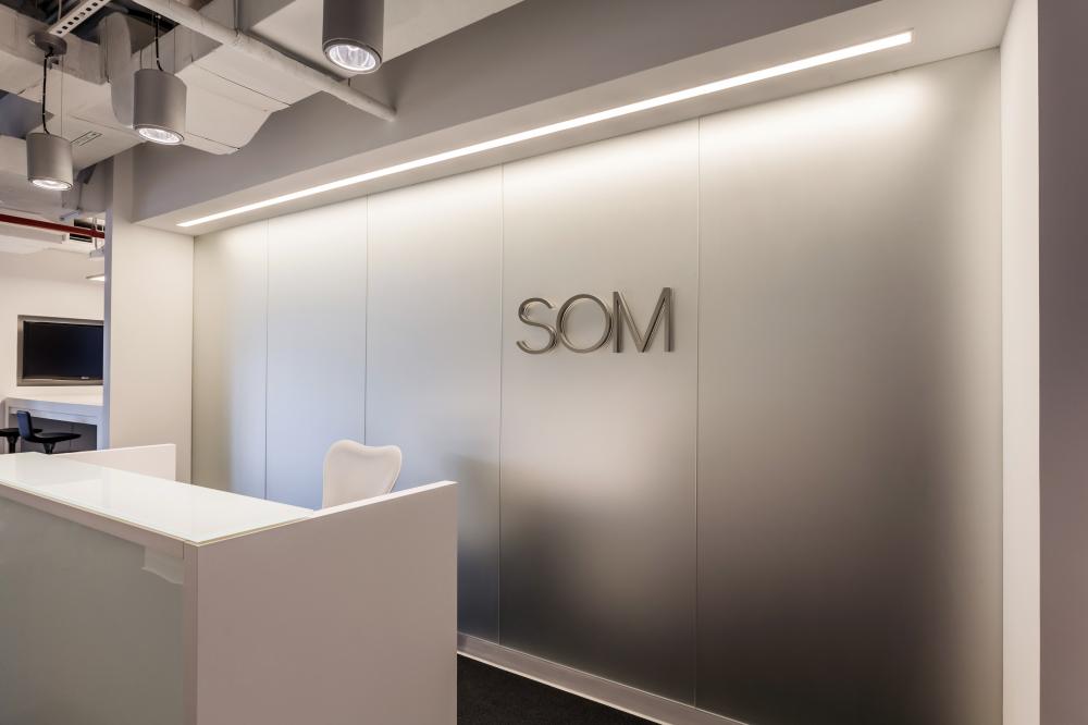 SOM Office  - Pink Line Interiors, Dubai.
