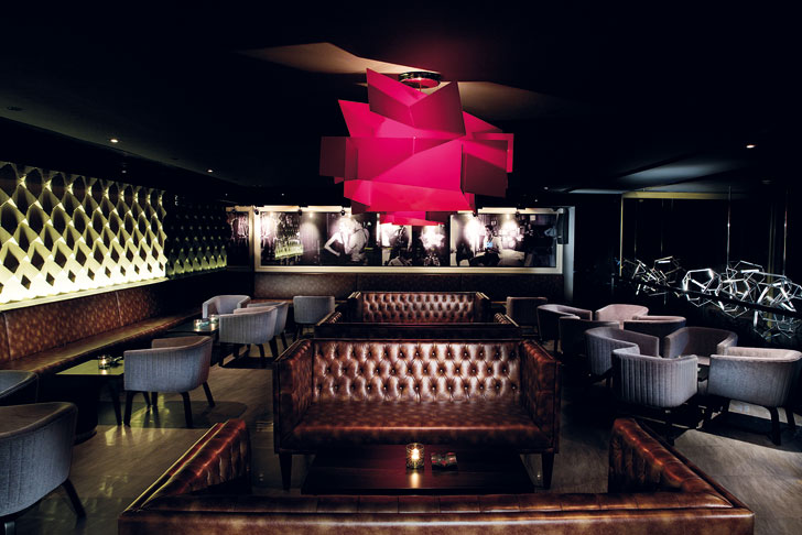 GQ Bar - Pink Line Interiors, Dubai.