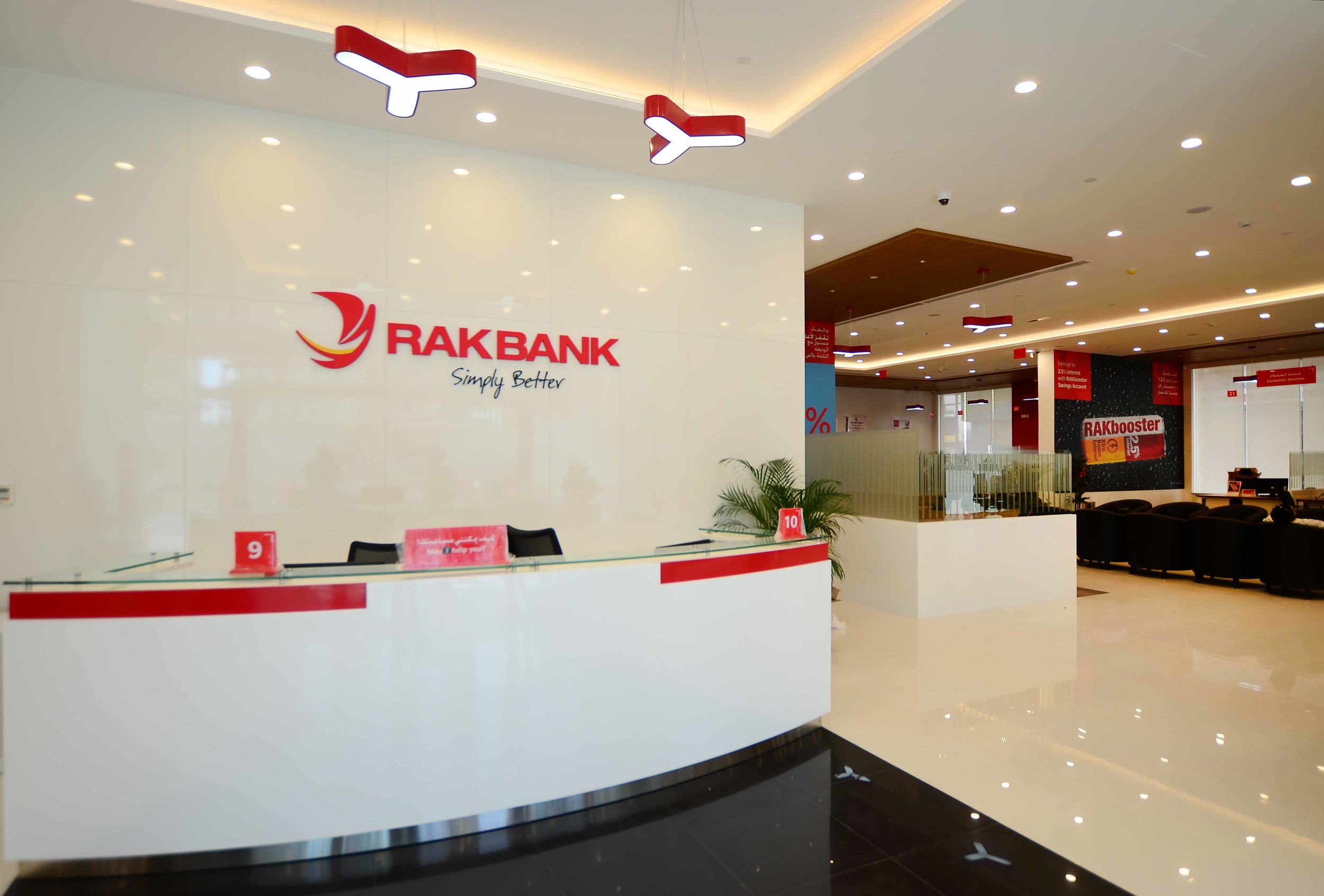 RAK Bank - Pink Line Interiors, Dubai.