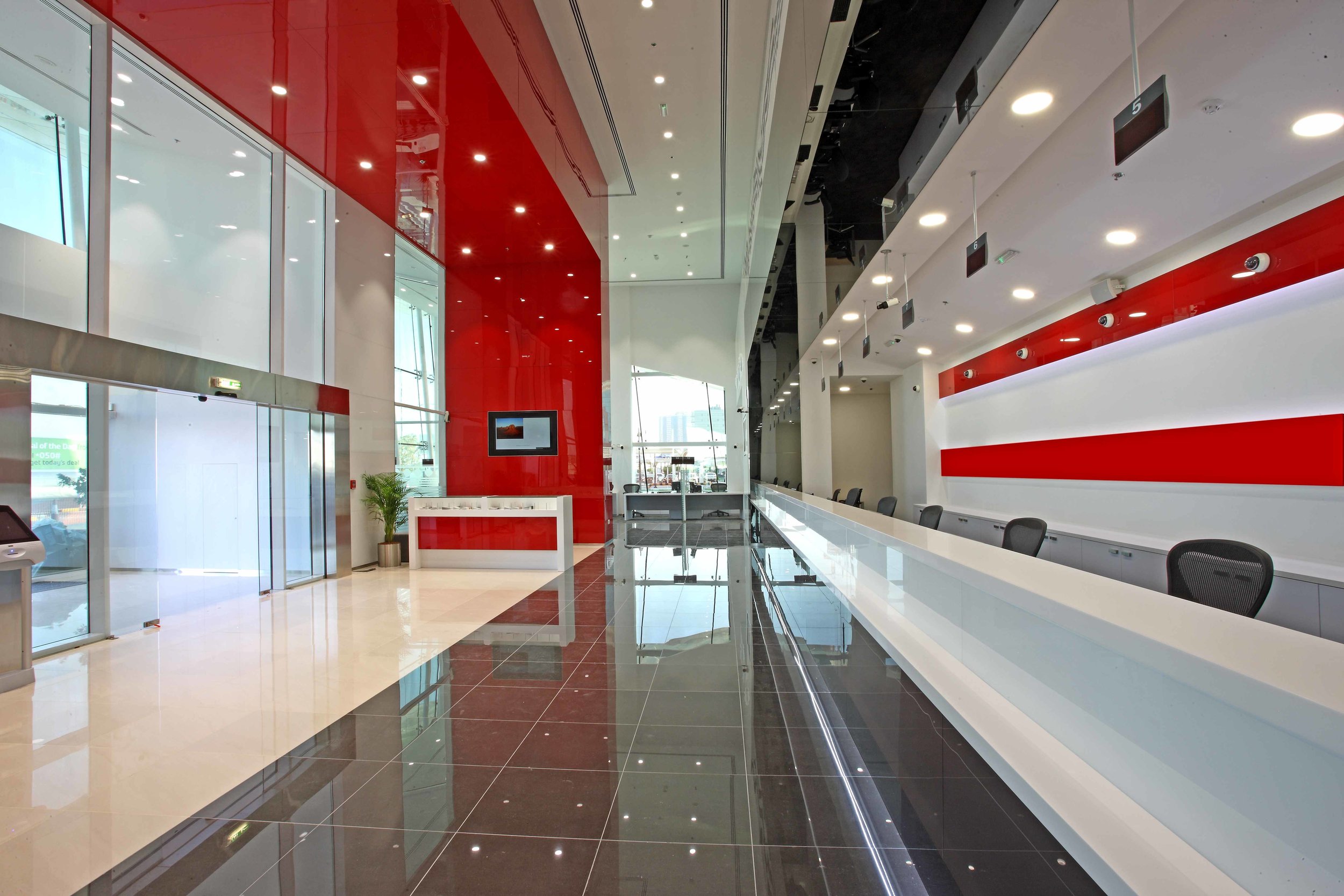 Ajman Bank - Pink Line Interiors, Dubai.